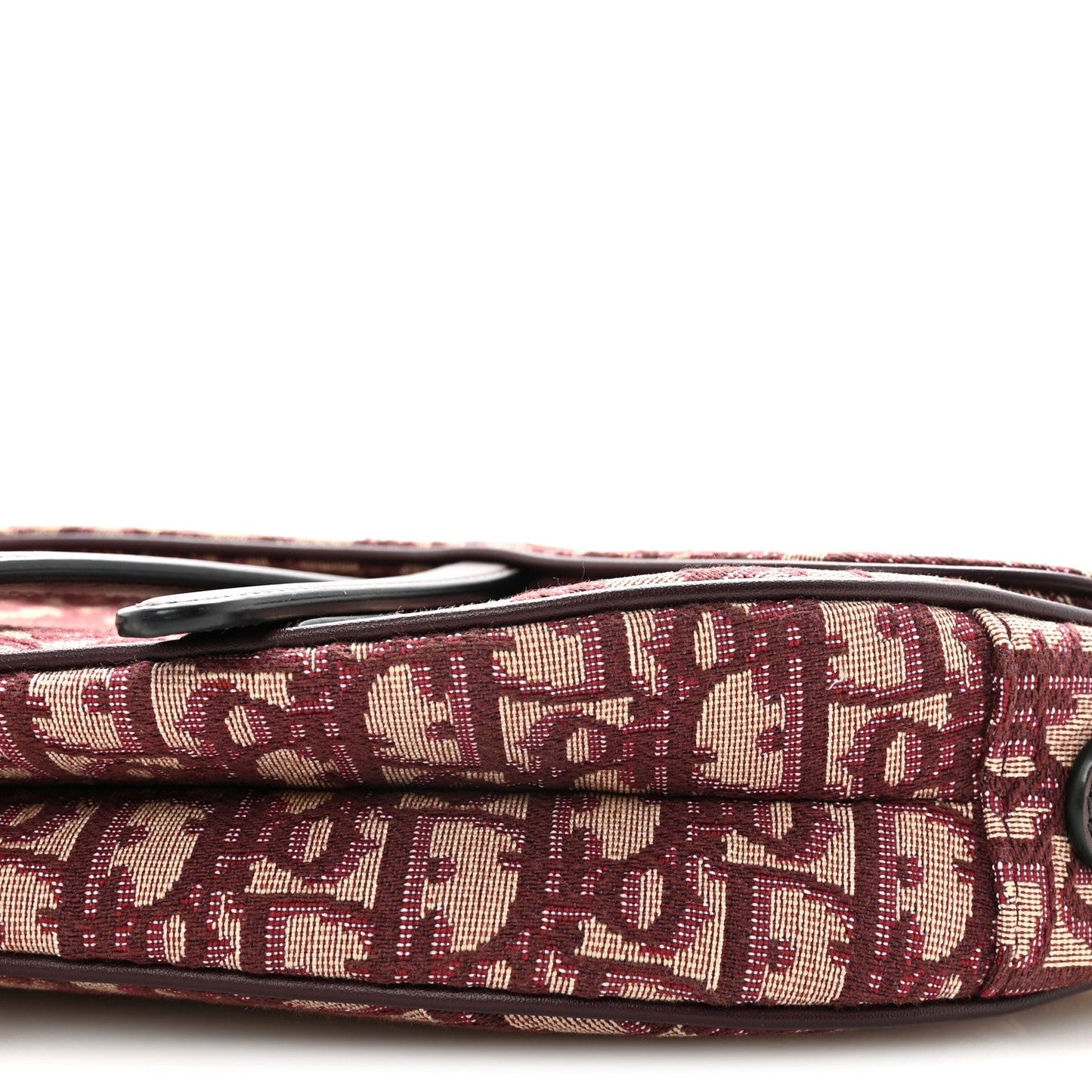 Oblique Saddle Bag Burgundy