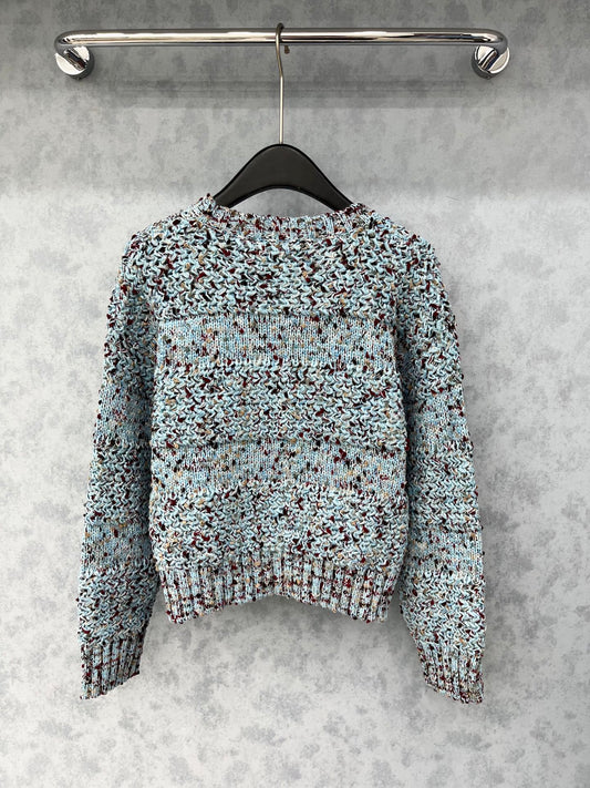 CC 2025 Jacket Blue Mix Colors Wool 325862