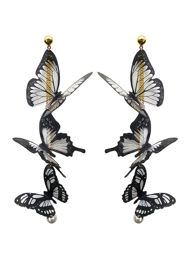 Butterfly Long Pendant Earrings