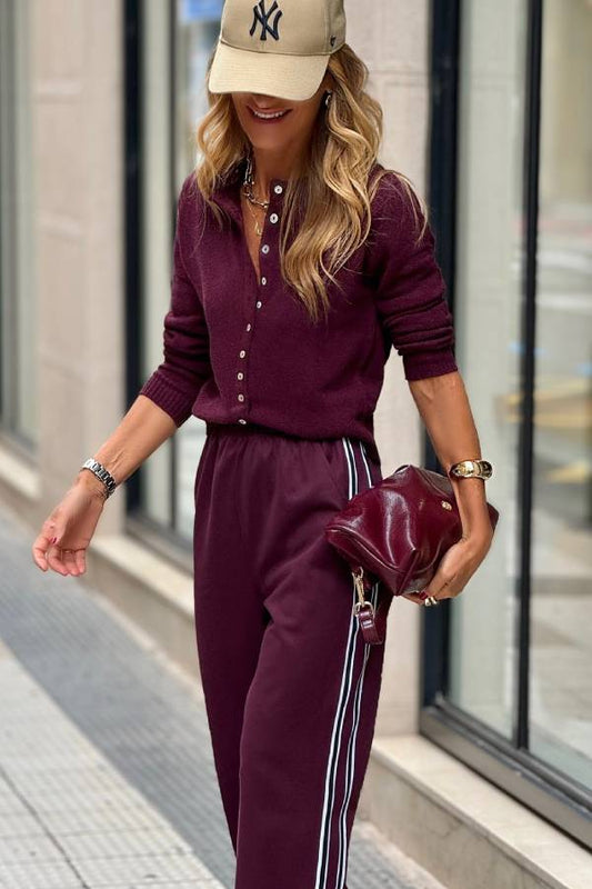 Pantalones rectos sueltos casuales