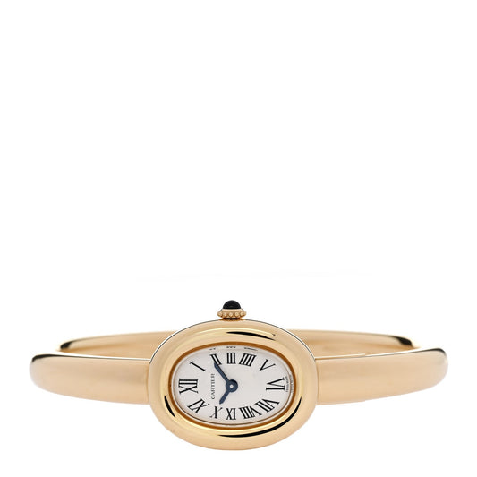 18K Yellow Gold 19mm Baignoire Quartz Watch