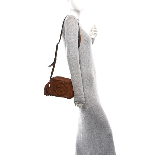 Sakai Be Green Calfskin Diagonal Stitched Small Blondie Shoulder Bag Cuir