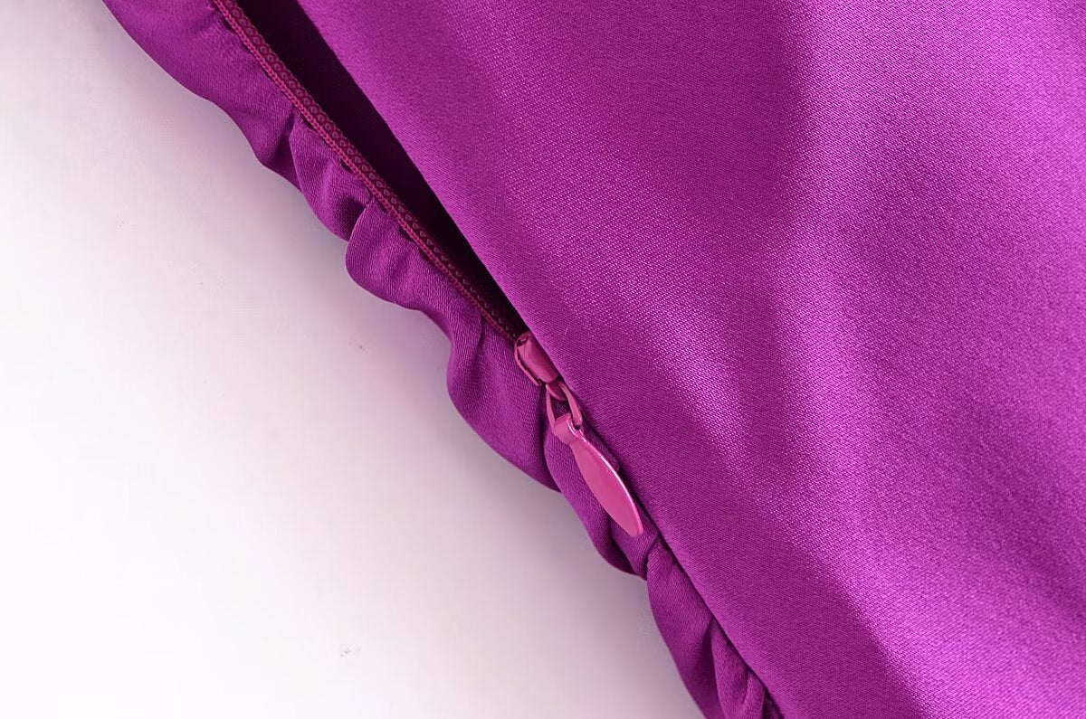 Ropa de verano para mujer, diseño plisado, ropa interior, vestido sin espalda
