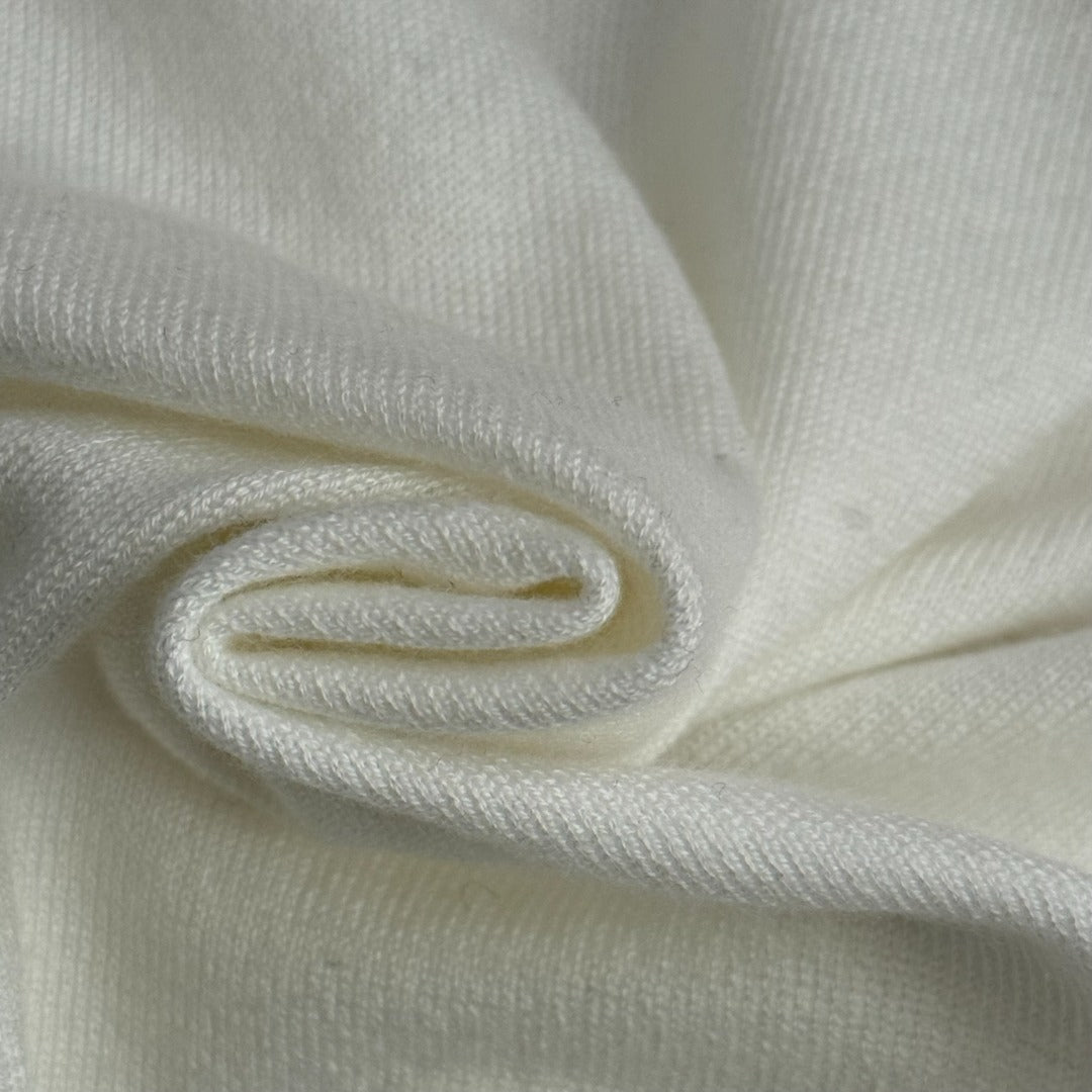 Chanel Long-Sleeved Knit T-Shirt with Embroidered Chanel Logo