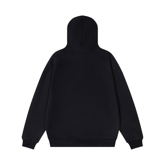 LV Alloy Logo Hooded Zip-Up Jacket 493326