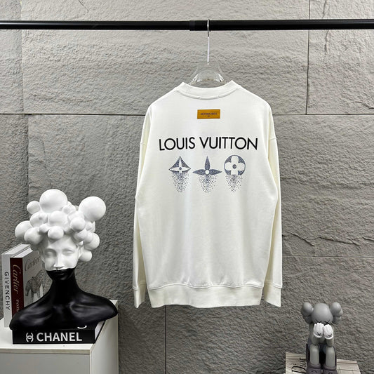 LV Long-Sleeve Crew Neck Sweatshirt 492227