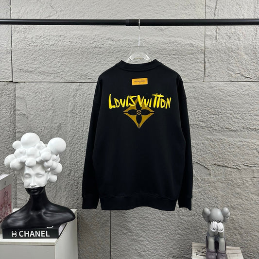 LV Long-Sleeve Crew Neck Sweatshirt 492219