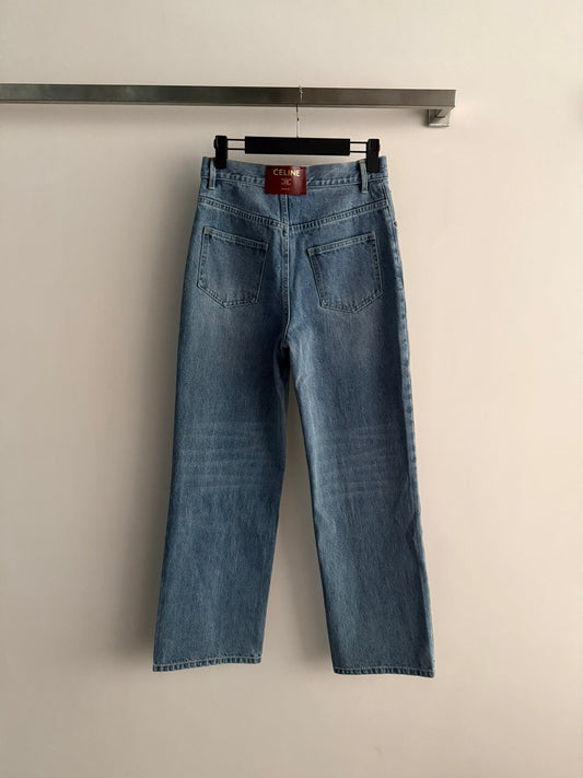Celine 26SS Collection Jeans Blue in Denim 872693