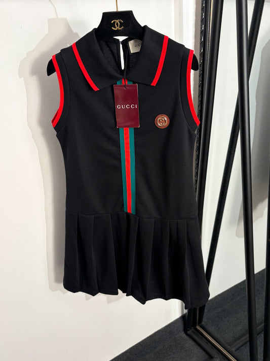 GG Vest Dress in Cotton