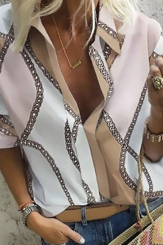 Tops de cuello vuelto con estampado de moda urbana (5 colores)