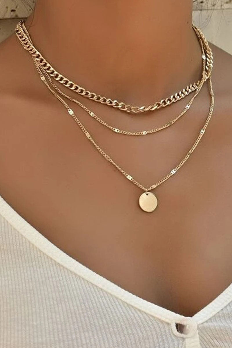 Moda Simplicidad Sólidos Collares Accesorios