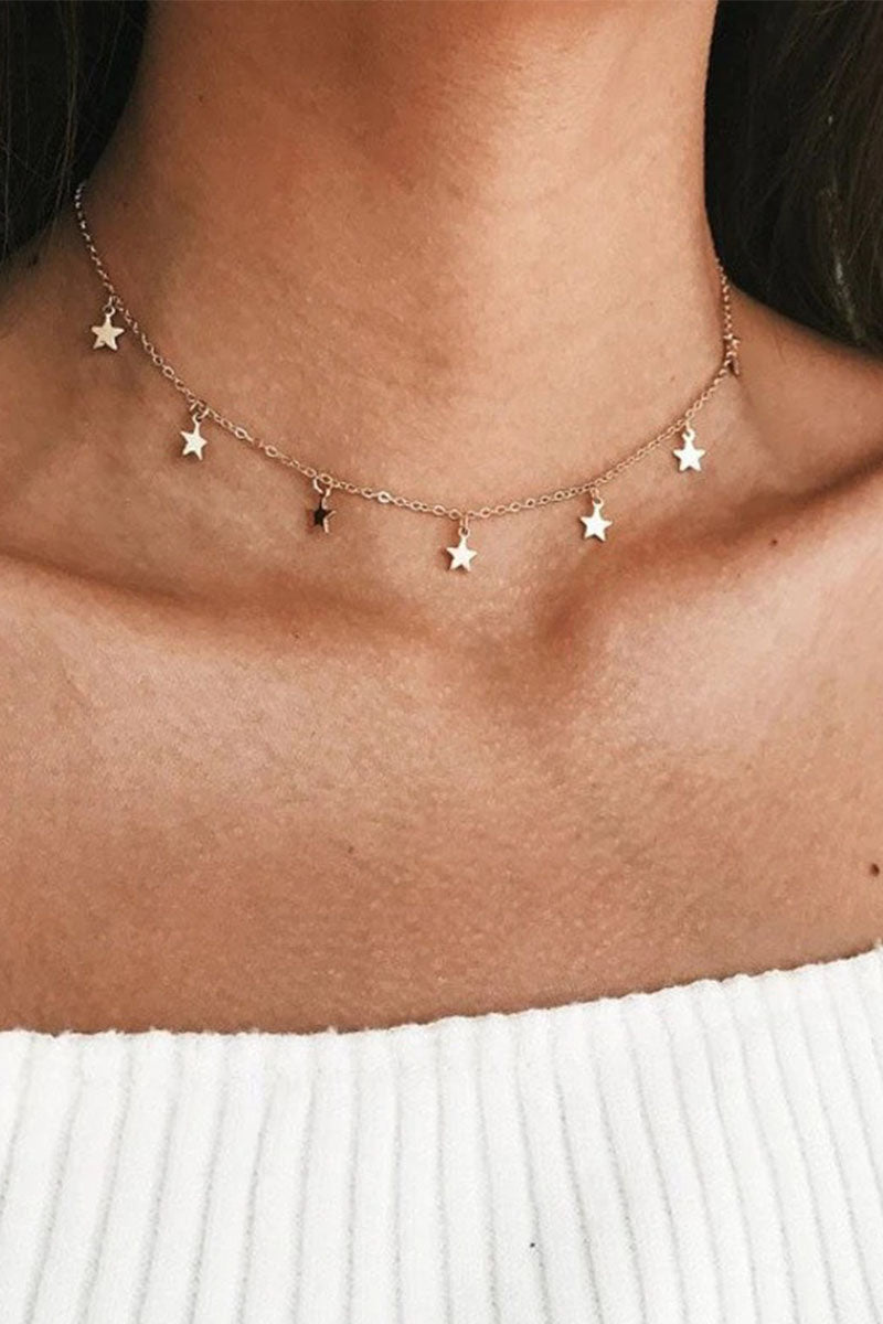 Moda Simplicidad Sólidos Collares Accesorios