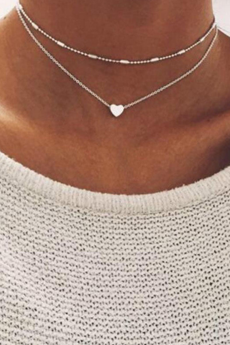 Moda Simplicidad Sólidos Collares Accesorios