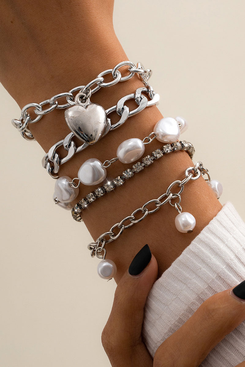 Pulseras sólidas de moda diaria