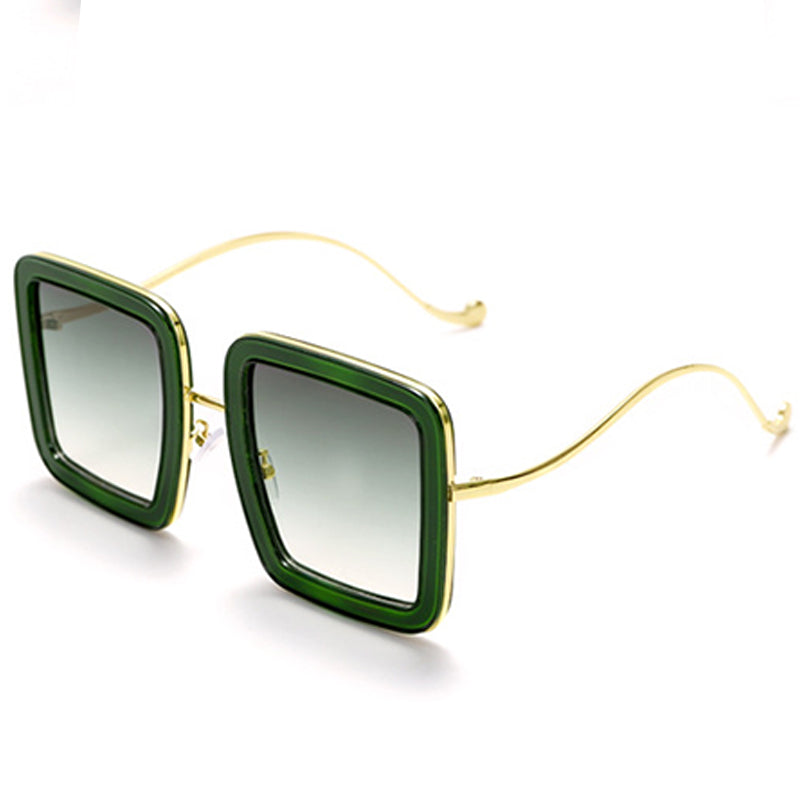 Gafas de sol de fiesta con parches sólidos