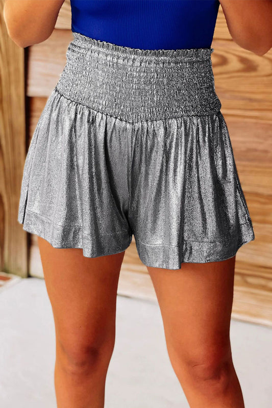 Pantalones deportivos informales de cintura media, holgados, con lentejuelas y colores sólidos (5 colores)