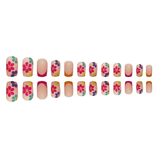 Casual Simplicity Print Basic Nail Paste