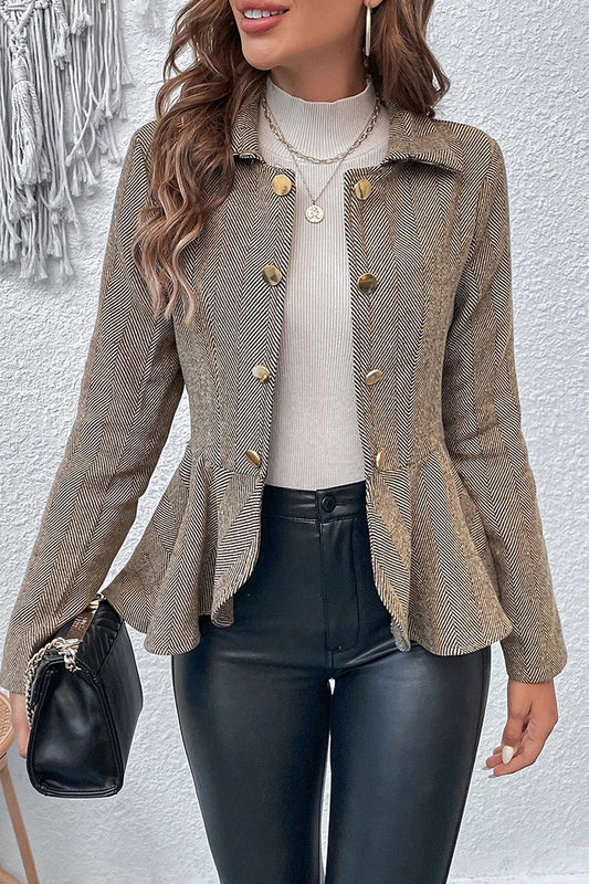 Prendas de abrigo con cuello vuelto, orillo liso y fibroso (3 colores)