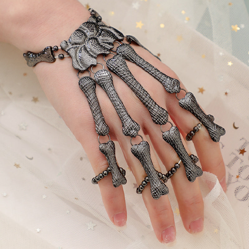 Pulsera de calavera de Halloween