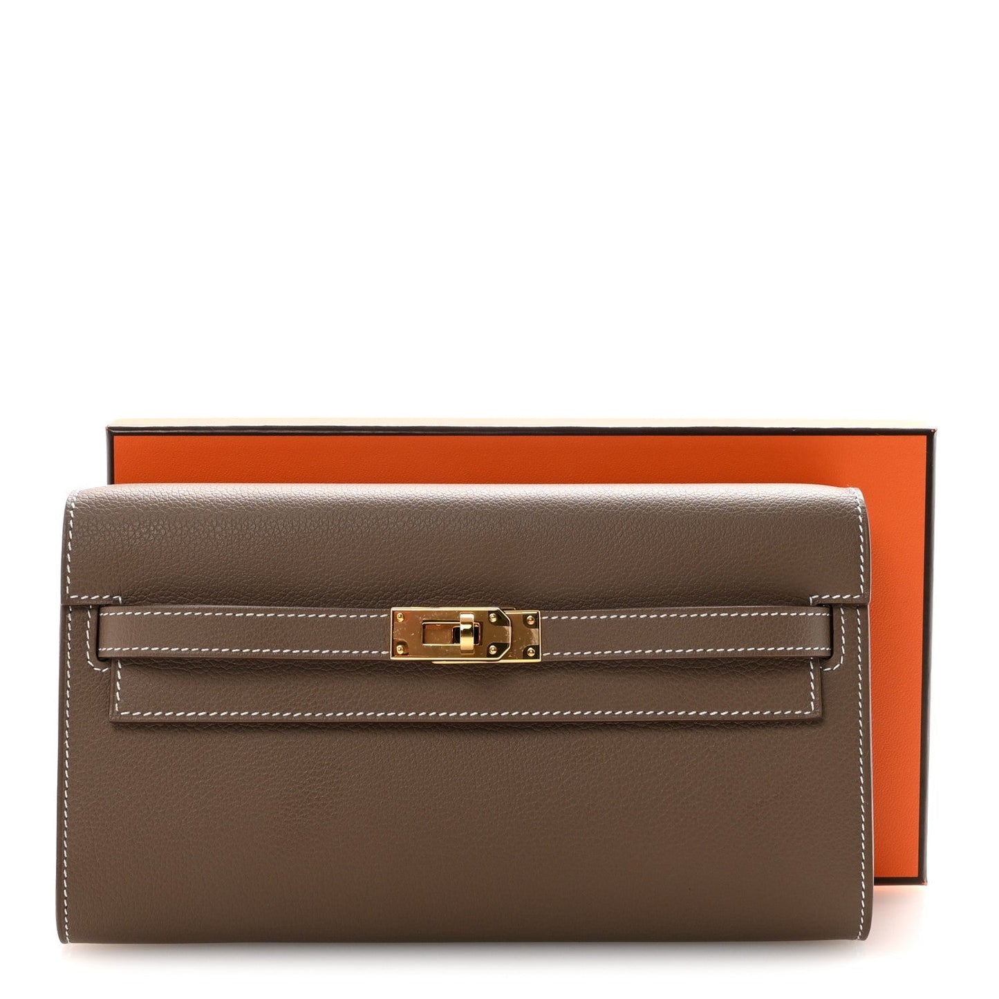 Evercolor Kelly Wallet To Go Etoupe