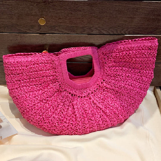 Bolsos casuales de tejido liso para uso diario (5 colores)