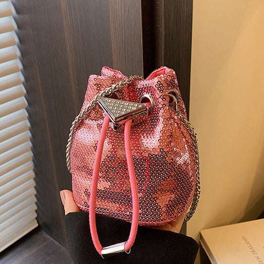 Bolsos casuales de lentejuelas sólidas con patchwork (3 colores)