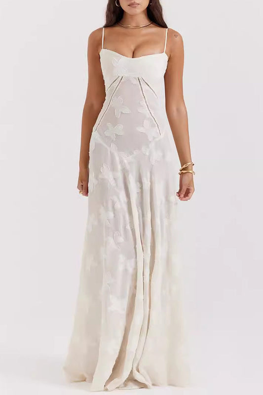 Vestidos elegantes de celebridades con encaje liso, frenillo, espalda descubierta, cuello cuadrado y tirantes