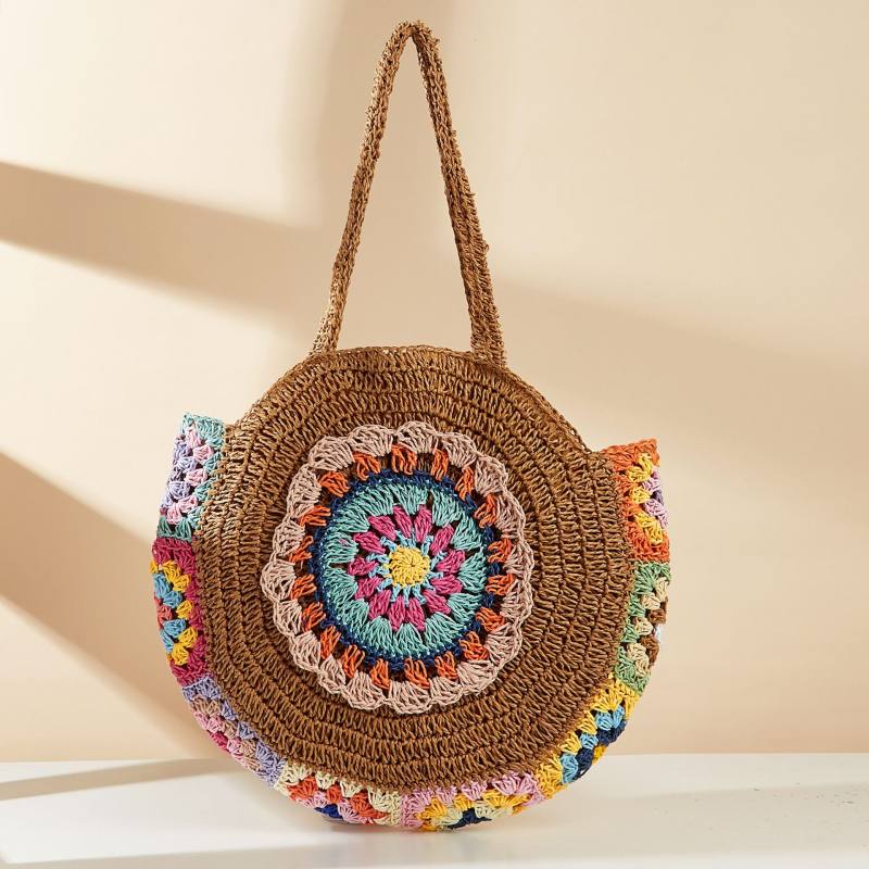 Bolsos casuales de diario con tejido de patchwork