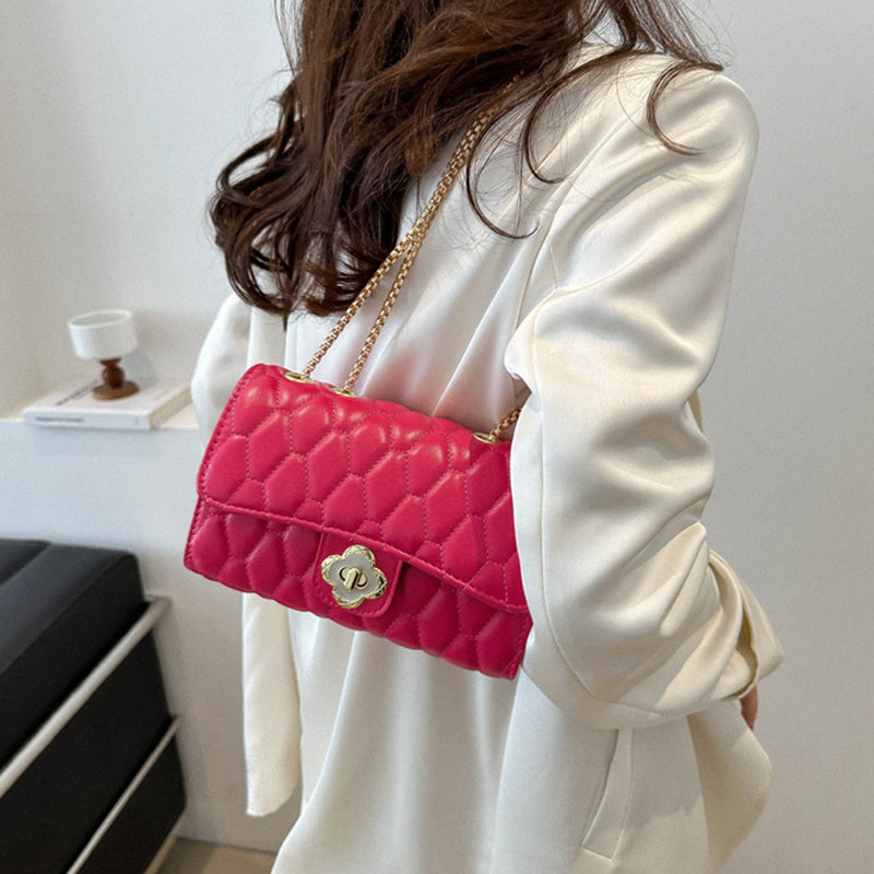 Bolsos elegantes de cadena sólida de celebridades (3 colores)