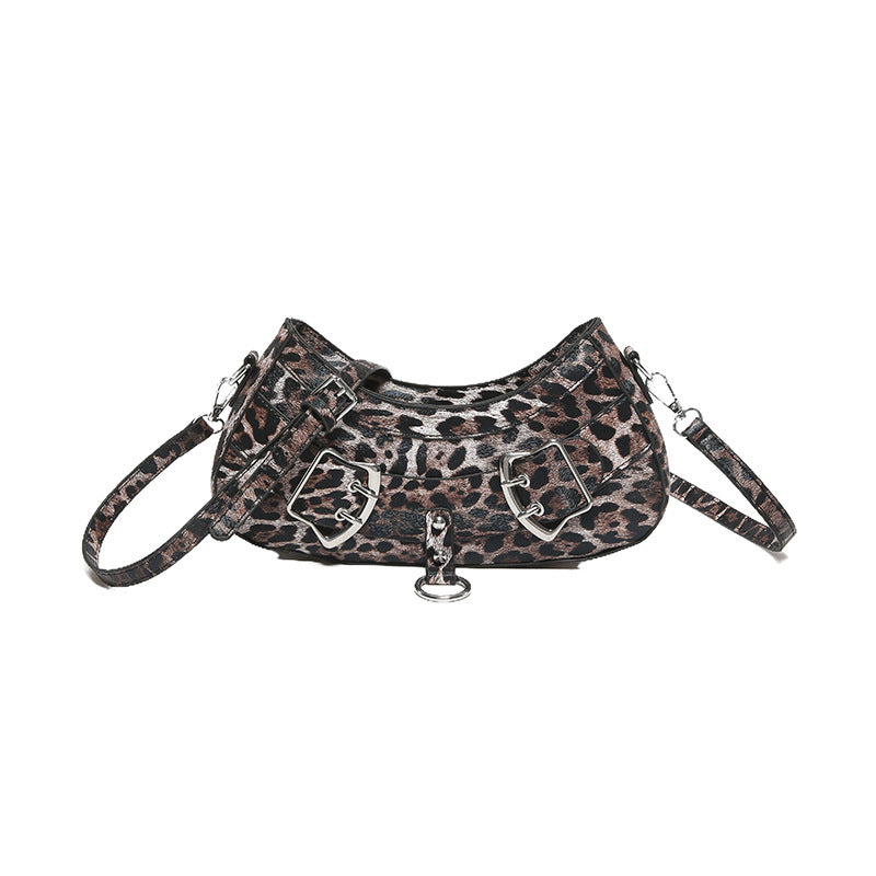 Bolsos diarios con cremallera y estampado de leopardo (3 colores)
