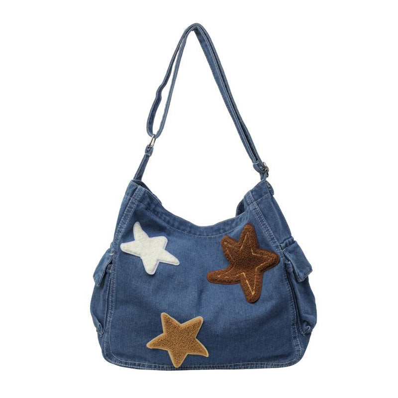 Bolsos casuales de patchwork de estrellas (3 colores)