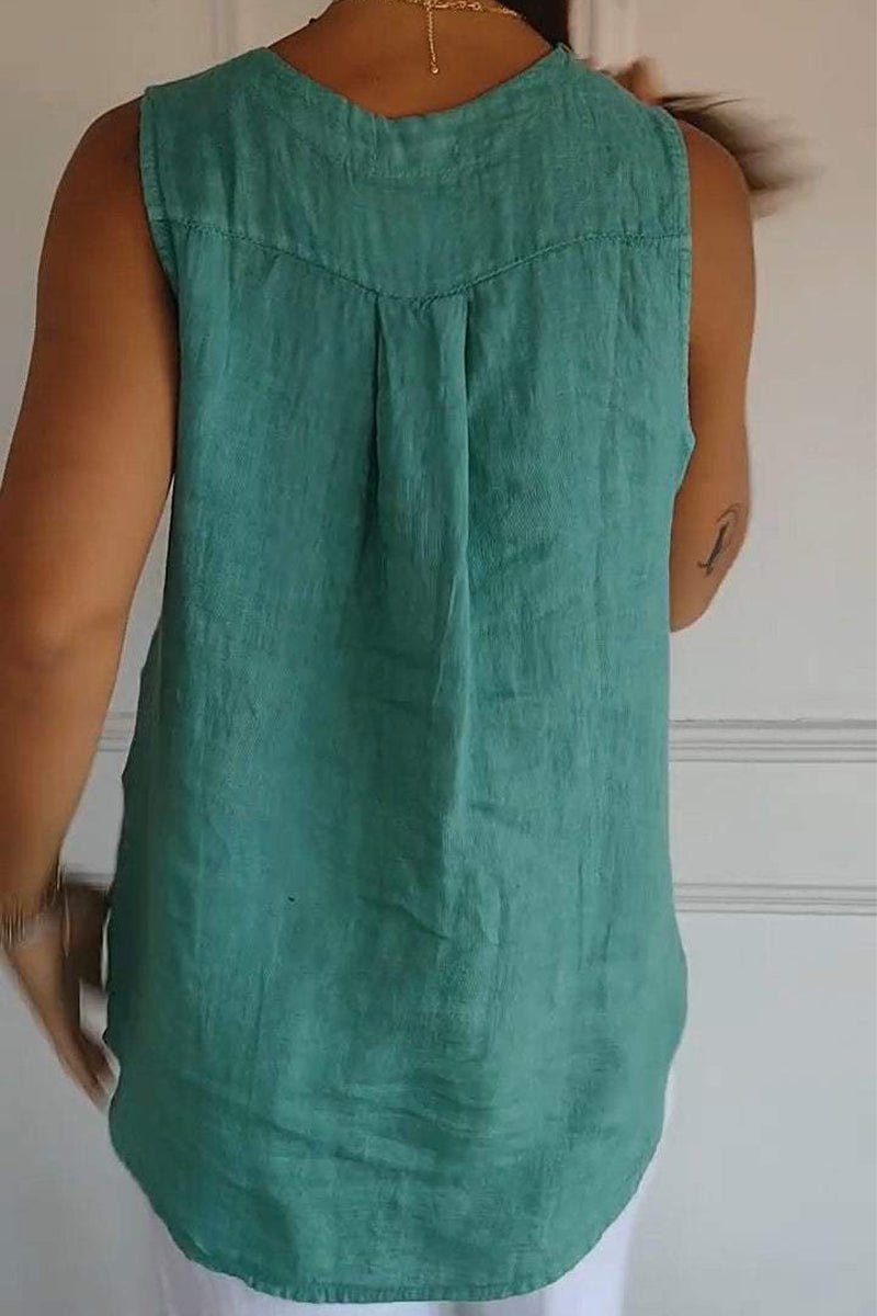 Camisas casuales con botones y cuello vuelto (4 colores)