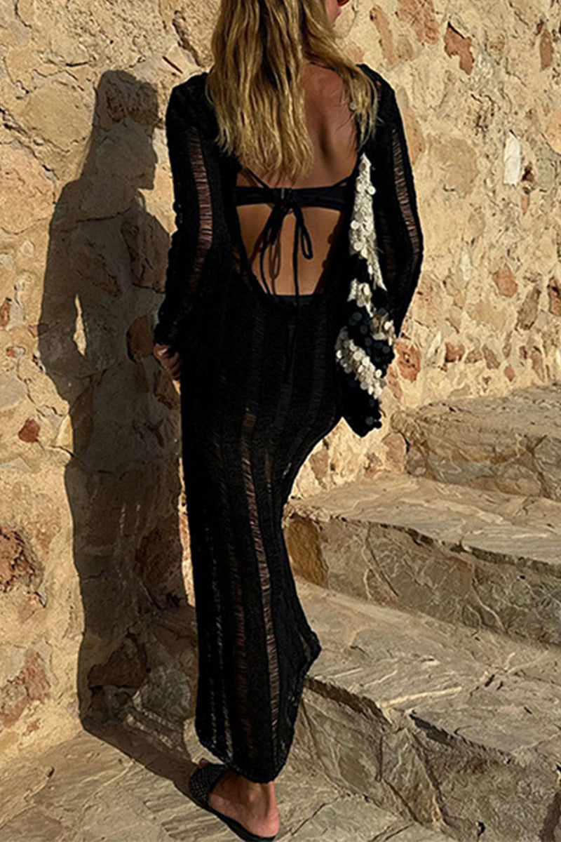 Traje de baño sexy con cordones y espalda descubierta