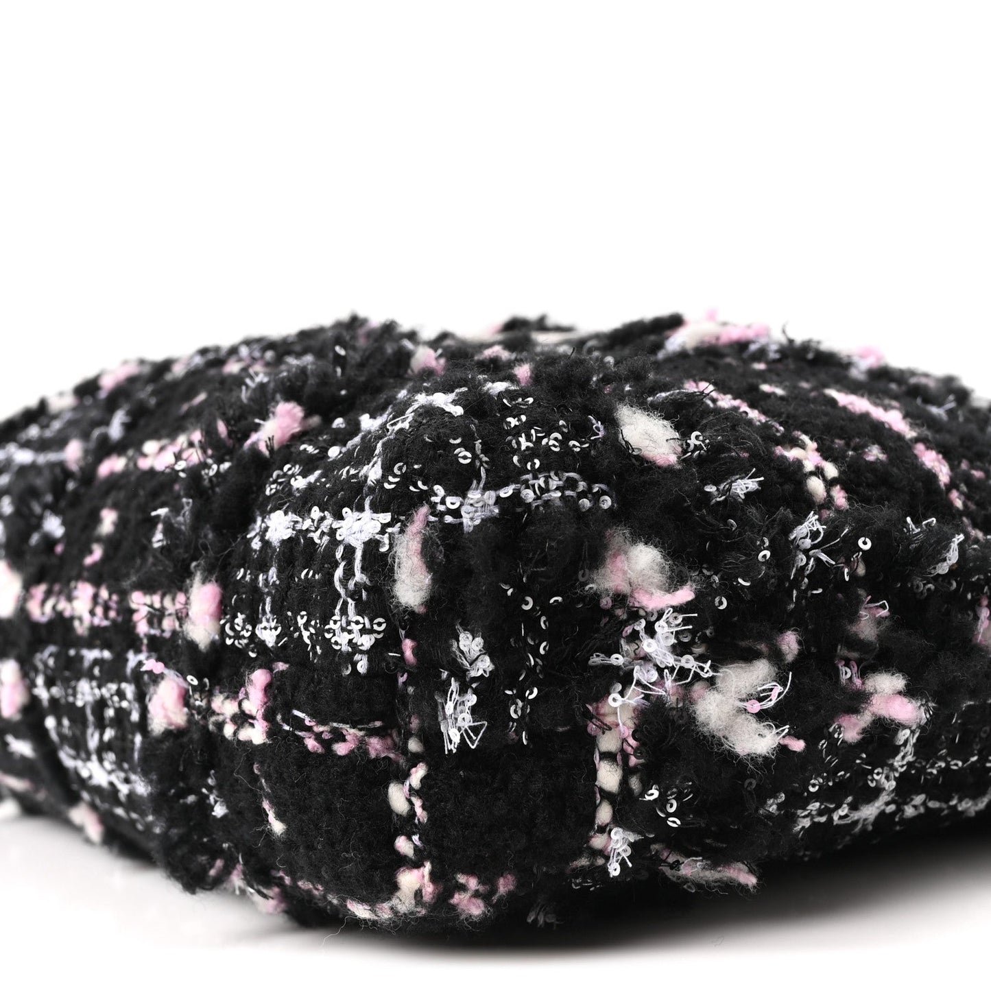 Tweed Patchwork Quilted Small Chanel 22 Black Pink White
