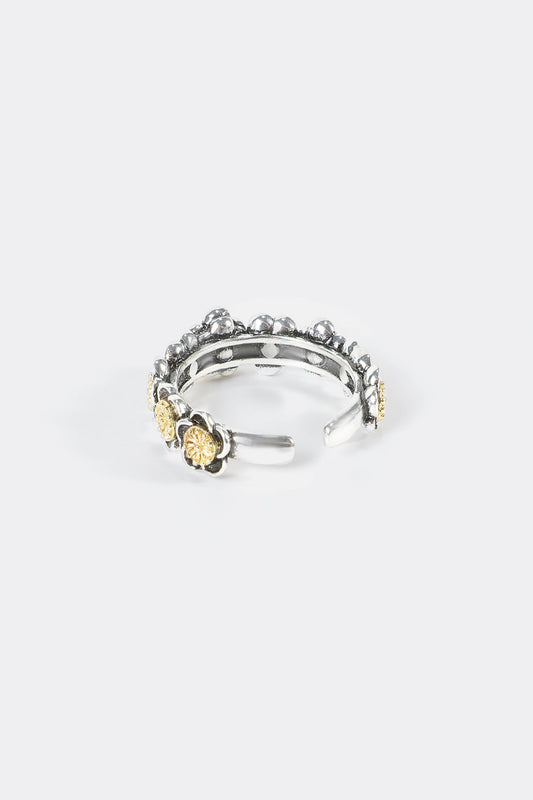 Anillo de aceite con forma de gota de flor