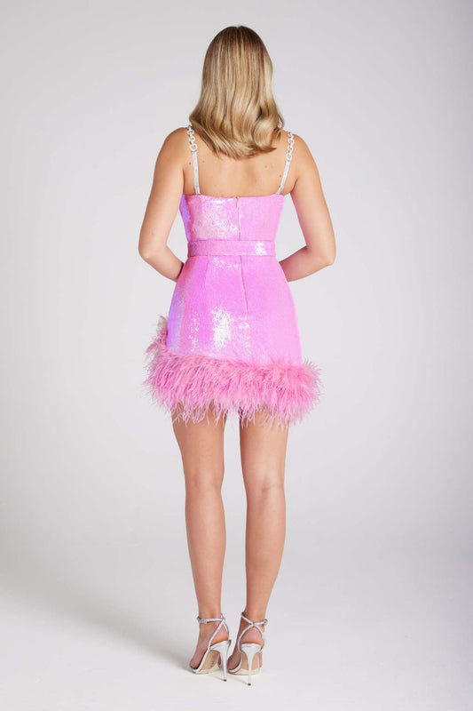 Unique Sparkling Sequin Bodycon Mini Dress