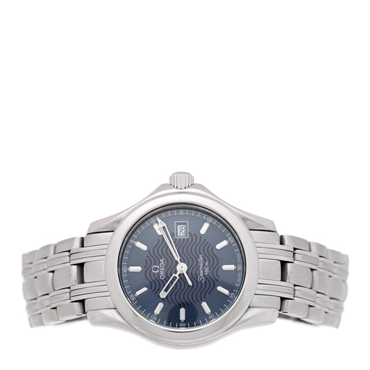 Stainless Steel 28mm Seamaster 120M Quartz Watch Blue 2571.81.00