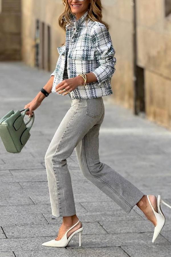 Chaqueta de tweed Pillar