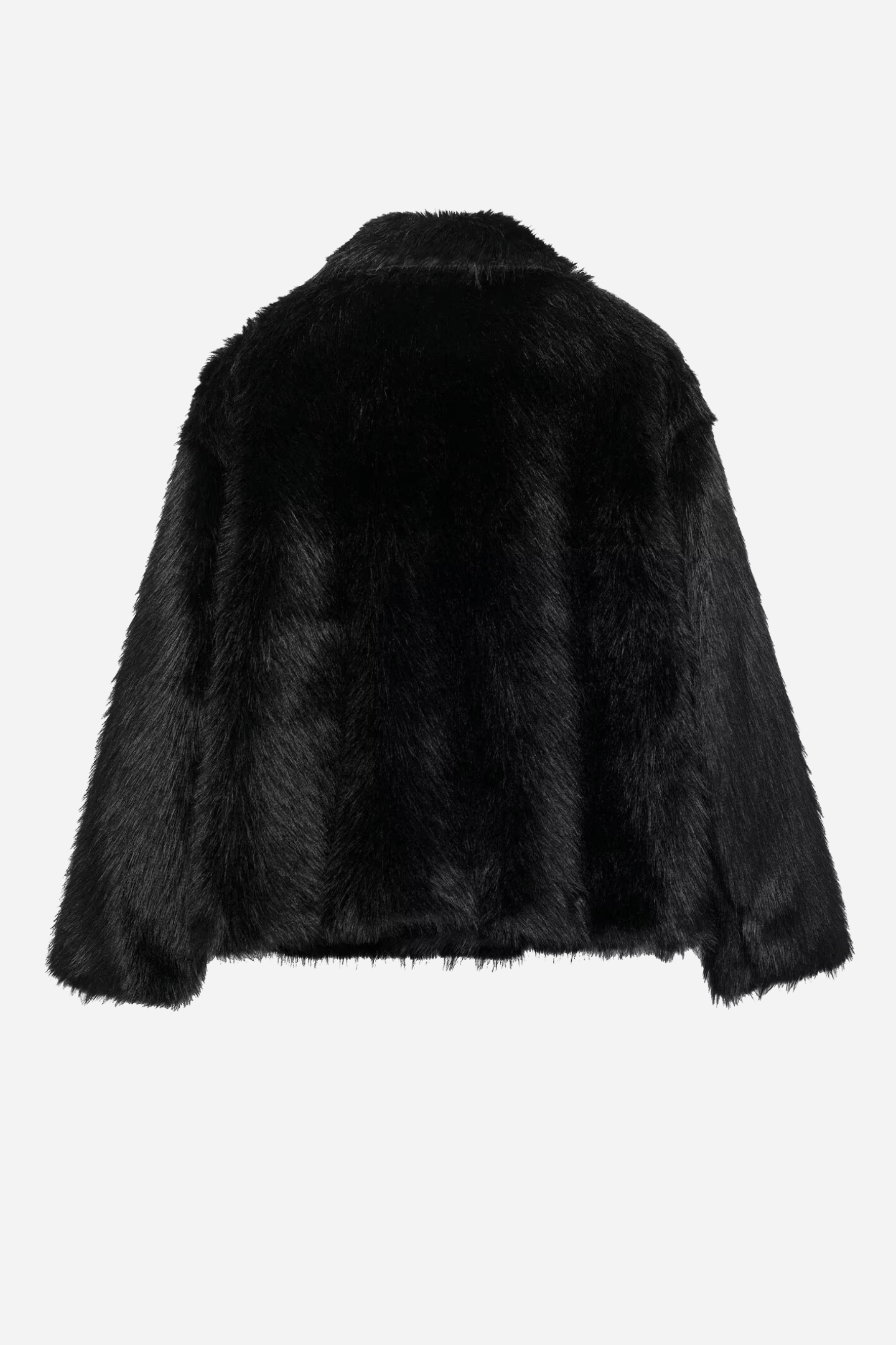 Chaqueta de piel sintética con solapa Candice