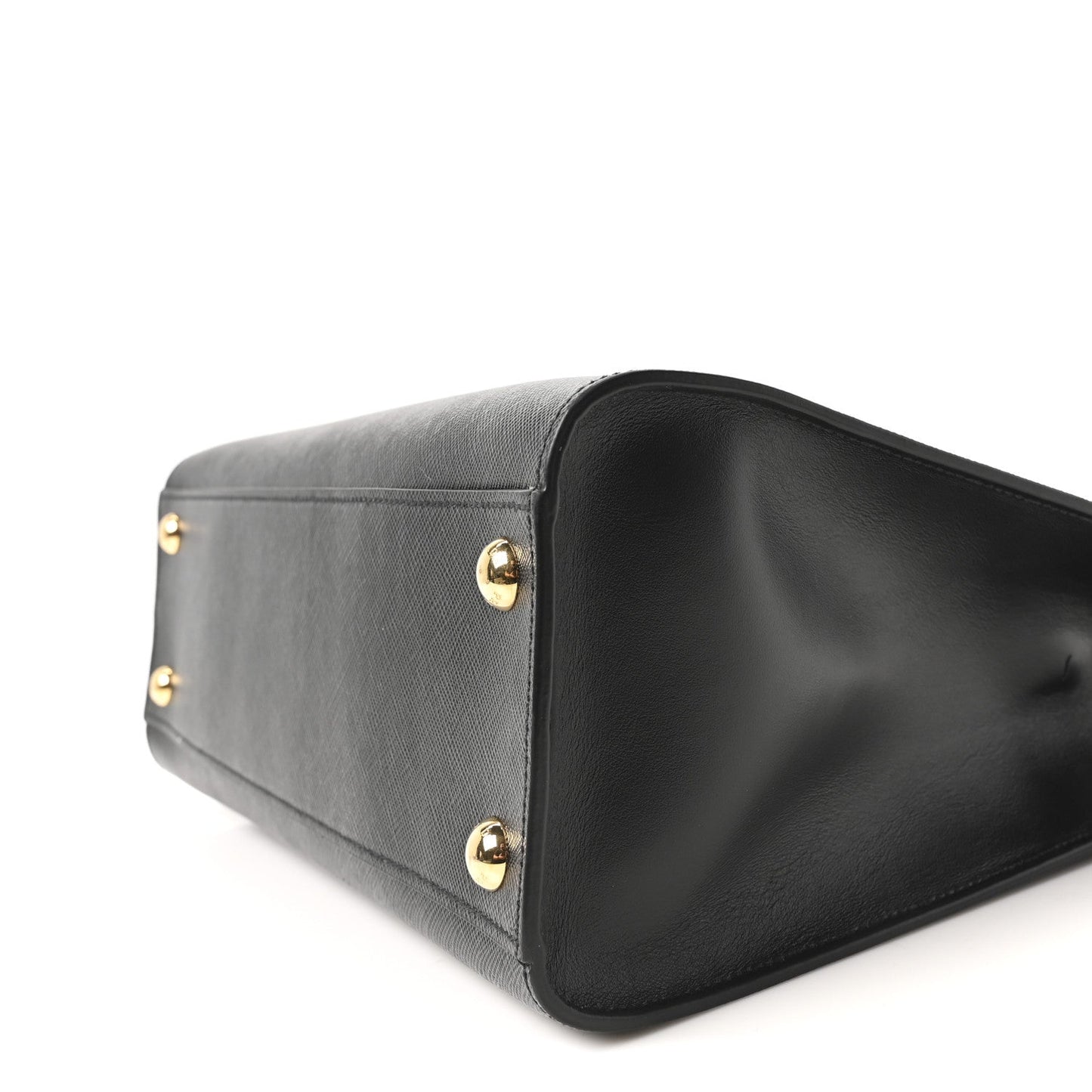 Saffiano Soft Calfskin Tote Black
