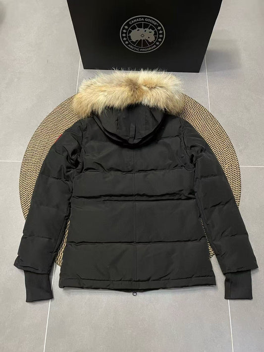 C. Goose Women's Chelsea Parka Black Cotton