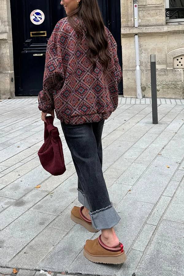 Chaqueta versátil retro de moda