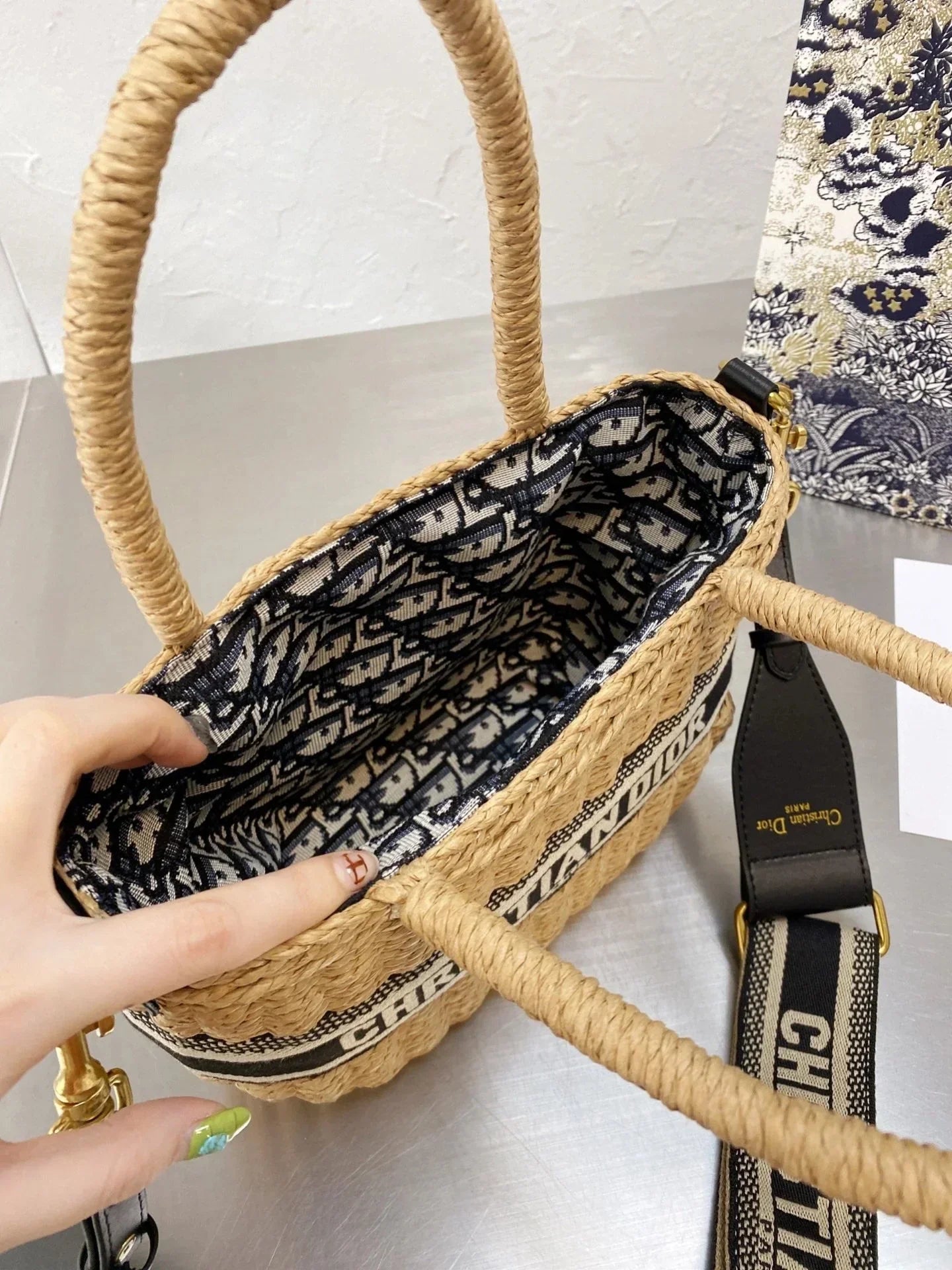 Dior Lady Oblique Bag