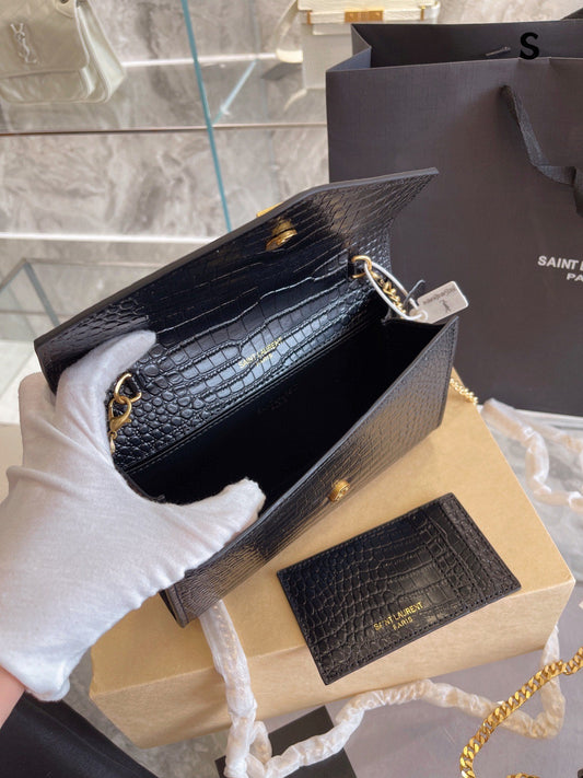 Saint Laurent Cassandre Small Matelassé Wallet