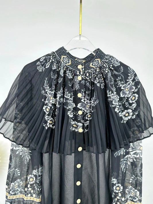 ZIMMERMANN PLEATED SHIRT 270195