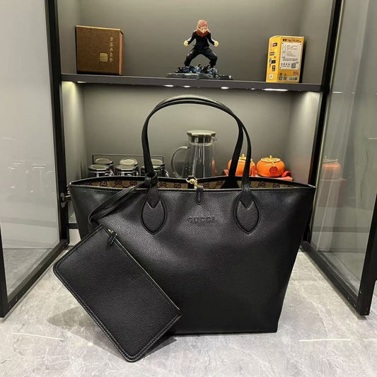 GUCCI TOTISSIMA LARGE REVERSIBLE TOTE BLACK 30CM 839112 AAFEQ 1069