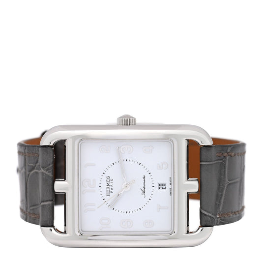 Stainless Steel Alligator 29mm Cape Cod Automatic Watch Gris Perle
