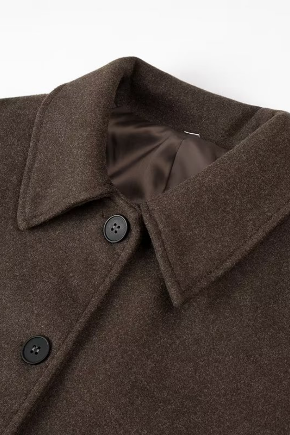 Chaqueta de mezcla de lana texturizada