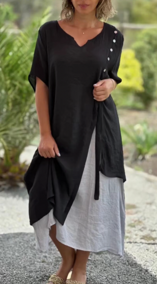 Boho V-Neck Dress | Great for Summer Days