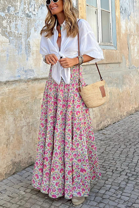 Blusa de lino con lazo delantero French Dreaming